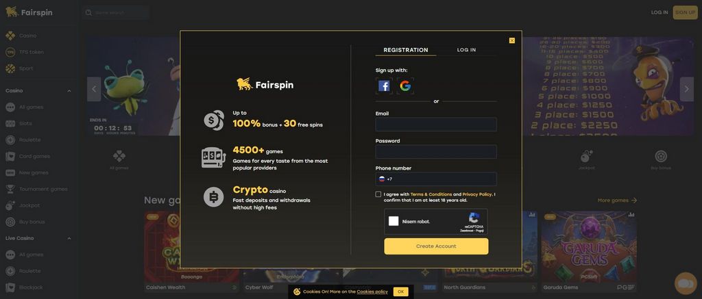 Reseñas y calificaciones de Fairspin para marzo de 2026: ¿Es legítimo y seguro jugar?